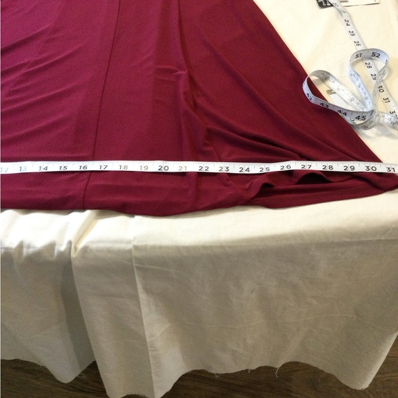 Chap’s Women’s Burgundy Dress sizes M NWT - Picture 5 of 16